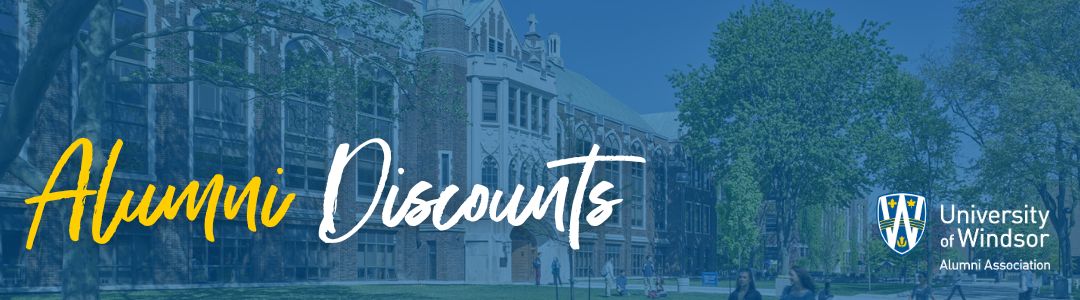 Alumni Discount Header Banner
