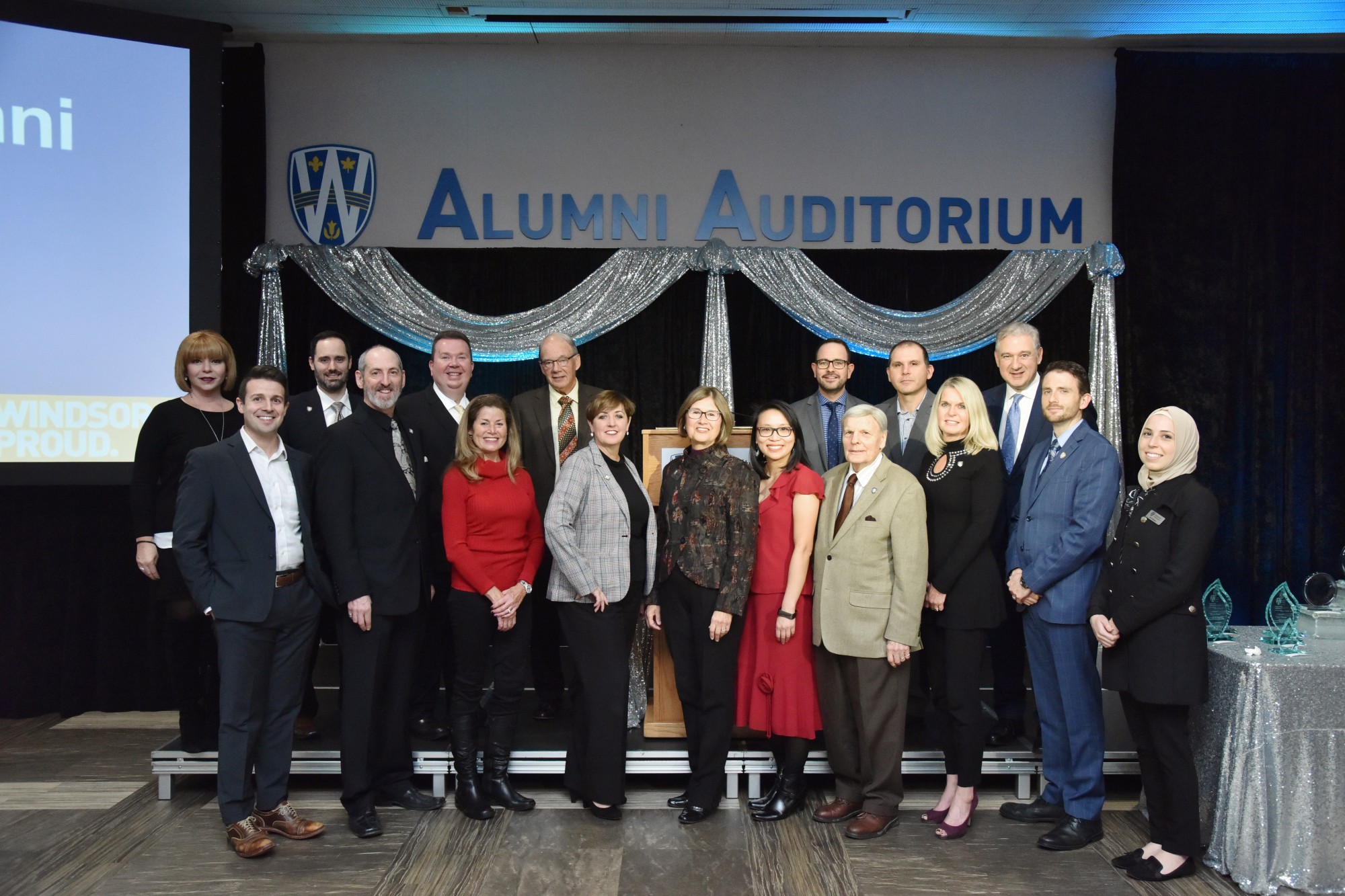 Alumni Association Board of Directors (2018) group photo.