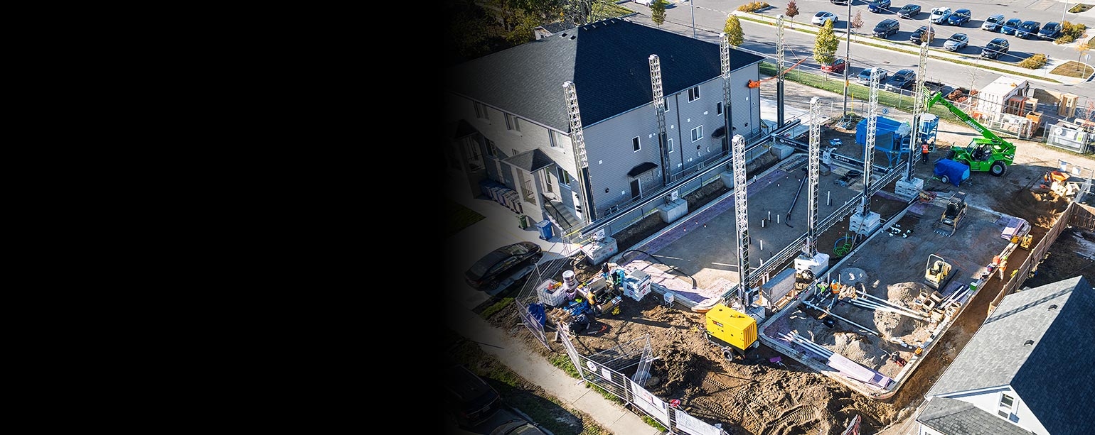 Overhead angle of 3D printed housing equipment