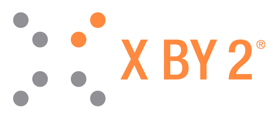 X by 2 logo
