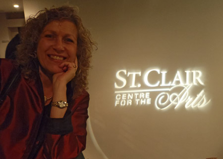 Louise Sauvé at the St. Clair Centre for the Arts