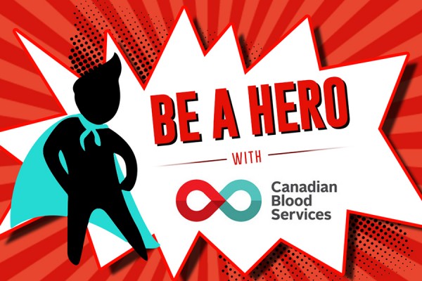 Be a hero like Captain Marvel -- donate blood.