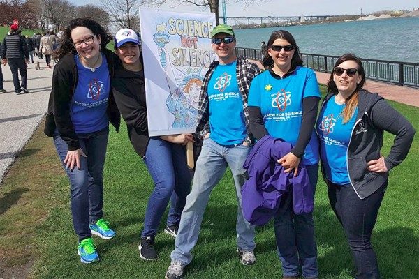 March for Science along Windsor’s riverfront