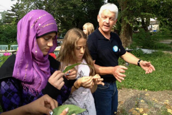 Chris Reid explores the Campus Community Garden 