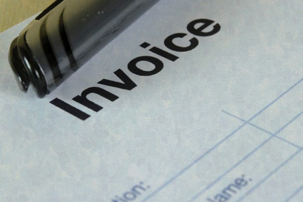 an invoice