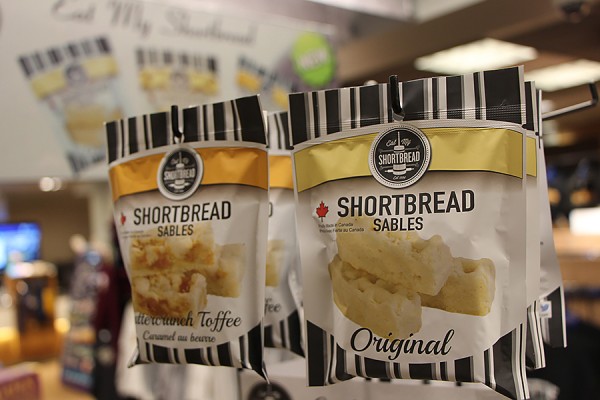 Indulge in a package of shortbread from the Campus Bookstore.