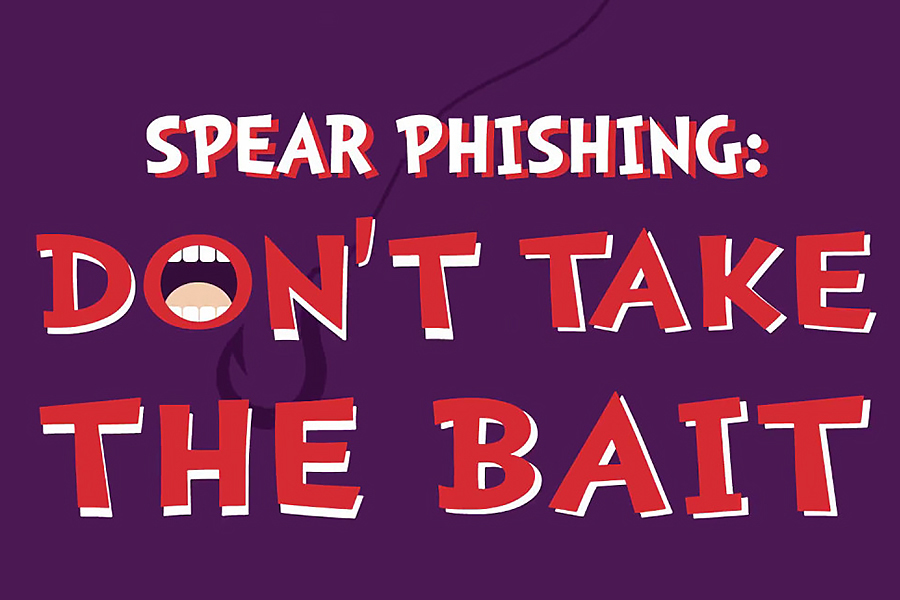 graphic warning Phishing: Don't take the bait