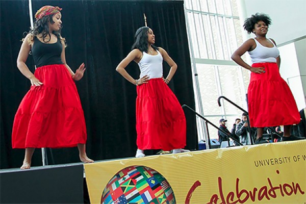 Caribbean dancers take to the stage during the 2015 Celebration of Nations.