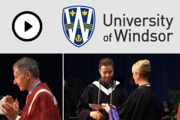 The live webcast of the University of Windsor’s 103rd Convocation ceremonies will include every graduand crossing the stage. 