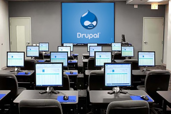classroom for Drupal training