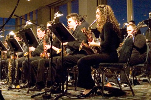 The University Jazz Ensemble.