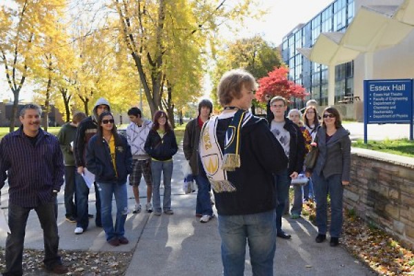 Guided tour of campus