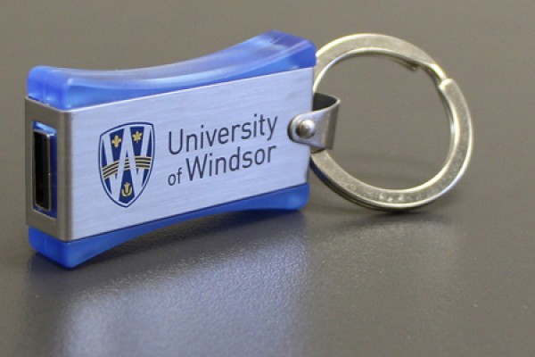 USB drive on key ring