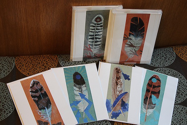 Greeting cards featuring work by artist Teresa Altiman