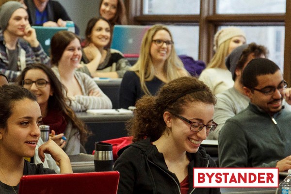 classroom full of Bystander Initiative students