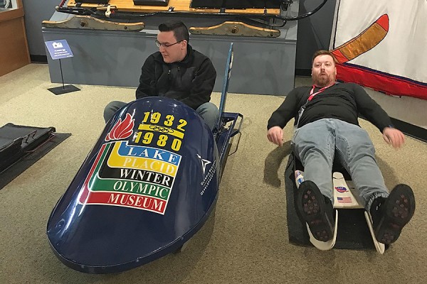 Bryan Dutot and Zachary Evans on bobsled and luge