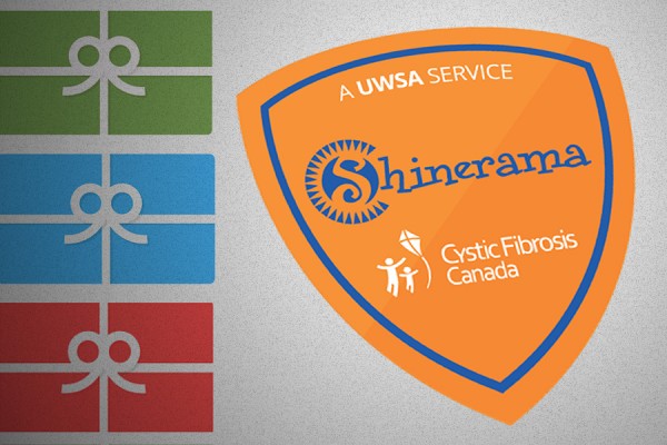A gift card raffle will raise funds for Shinerama’s fight against cystic fibrosis.
