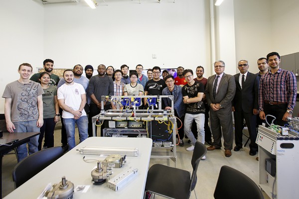 inaugural cohort of students in the weekend Siemens Mechatronic Systems Certification Program 