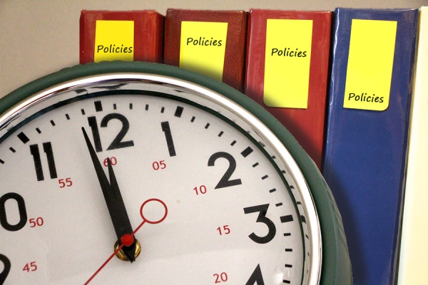 clock nearing time for policy review