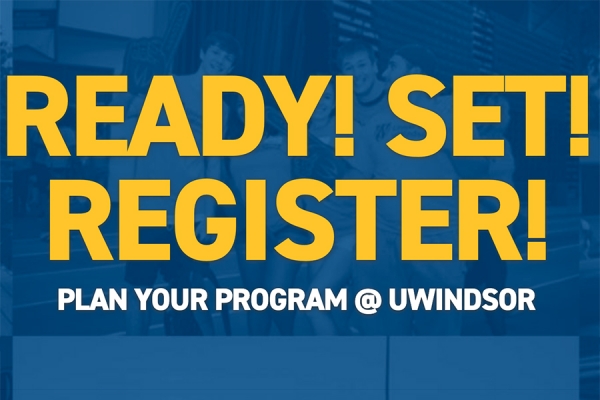 Text: Ready, set, register
