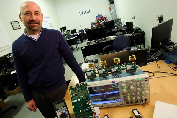 University of Windsor engineering professor Kemal Tepe is pictured in the Wireless Communication and Information Processing Lab.