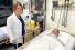 Tracey Seguin at bedside of simulation patient