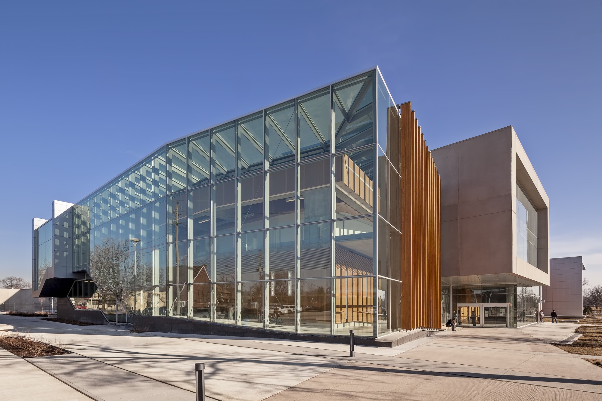 Exterior photo of the Ed Lumley Centre for Engineering Innovation.