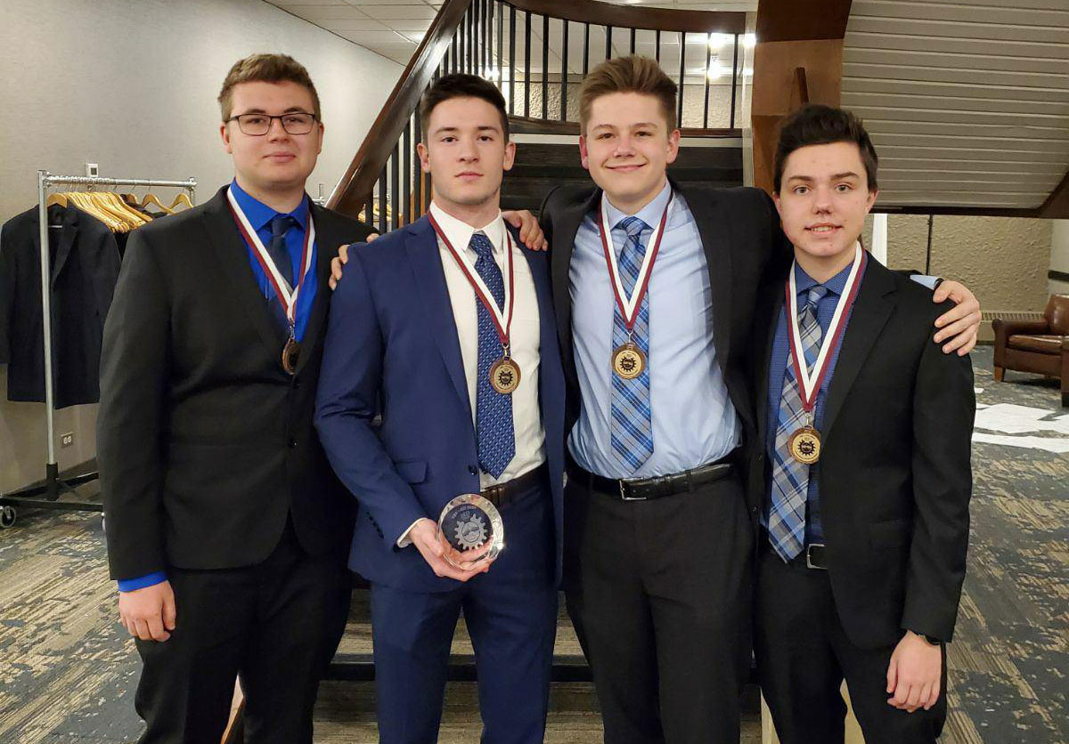 Engineering students placed third in Canadian Engineering Competition for design of a crop duster