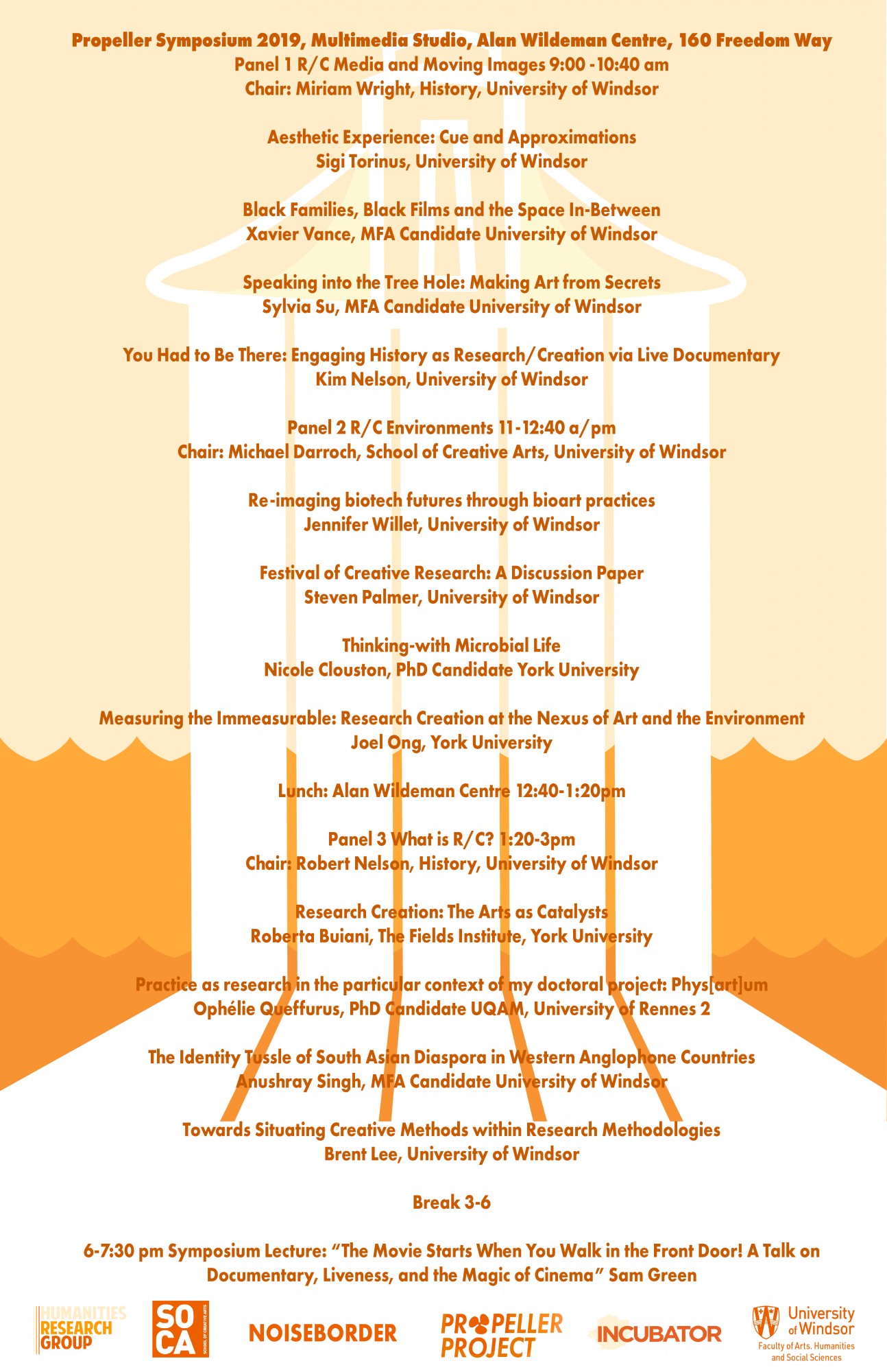 Symposium Schedule