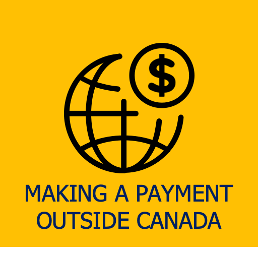 make payment outside Canada