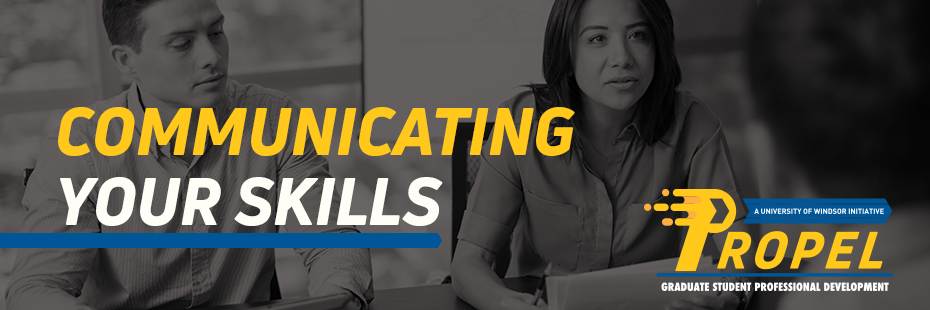 Communicating Your Skills Header