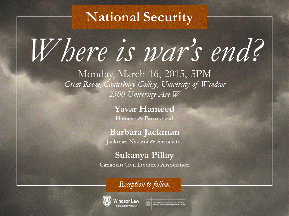Mar 16, 2015: National Security - poster