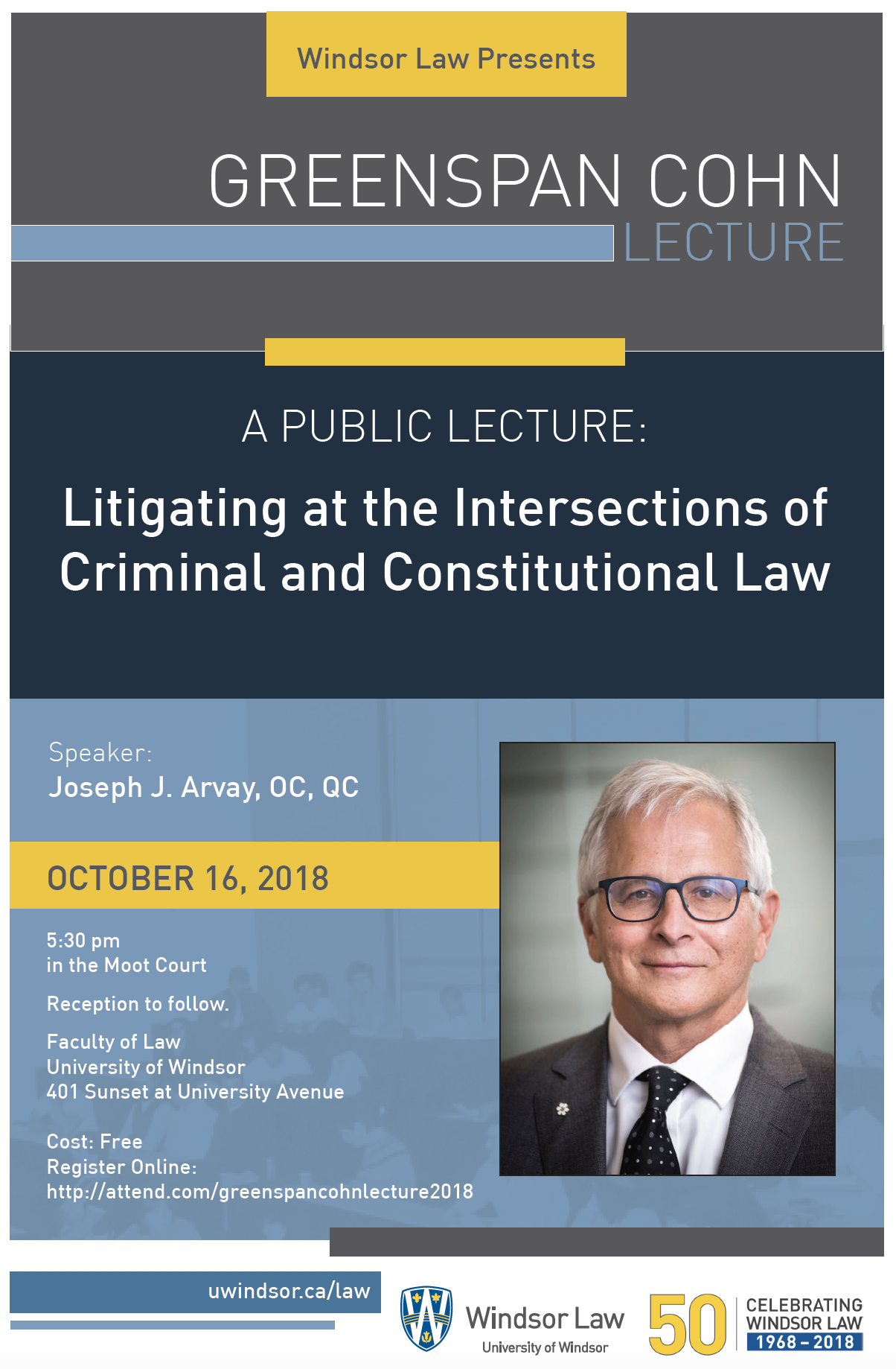 2018 Cohn Lecture poster