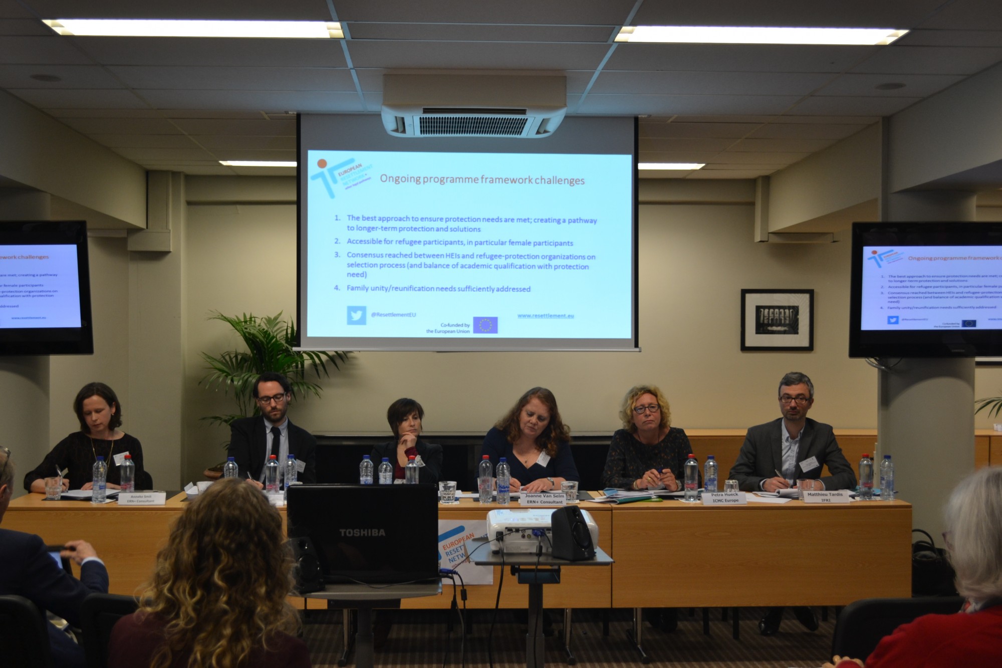 European Resettlement Network Conference on Complementary Pathways to Protection in Brussels April 12, 2018.