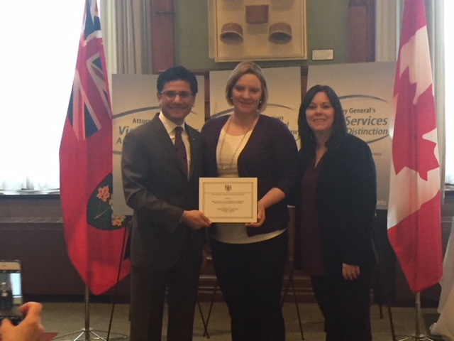 Minister Yasir Naqvi, Robyn Hodge, Lisa Gretzky