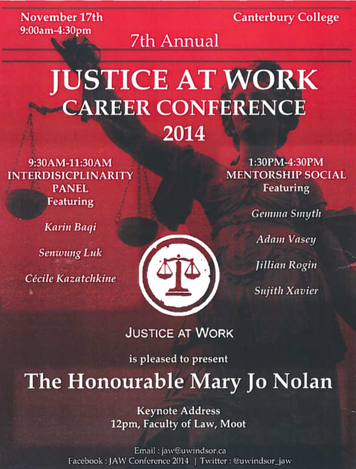 Justice at Work Poster