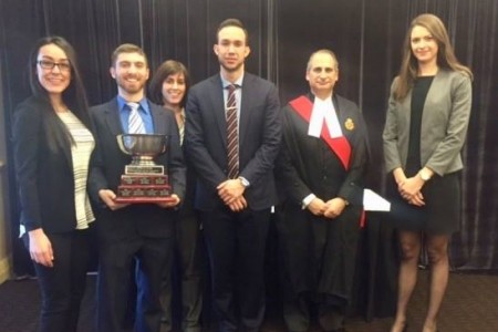 2017 OTLA Cup Presented to Windsor Law Students
