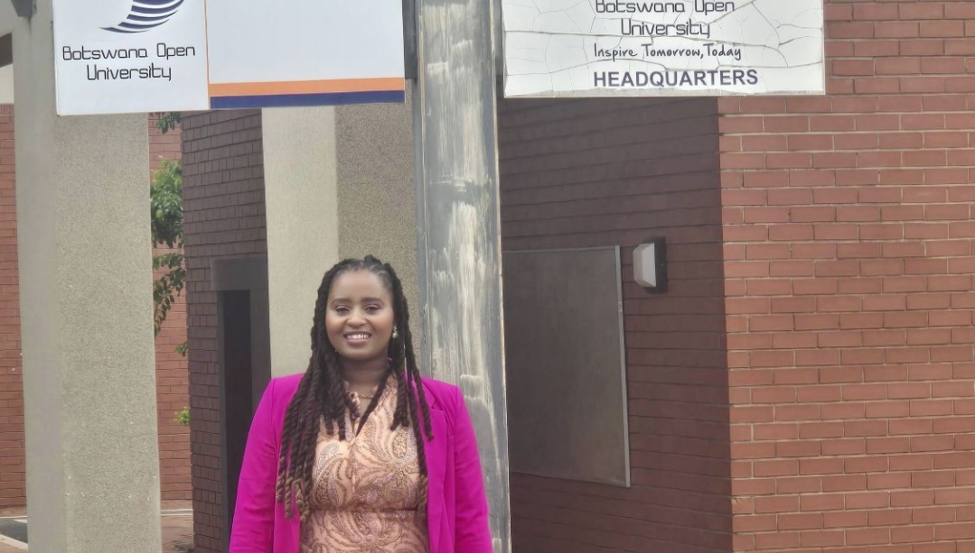 Juliet Bushi at Botswana Open University
