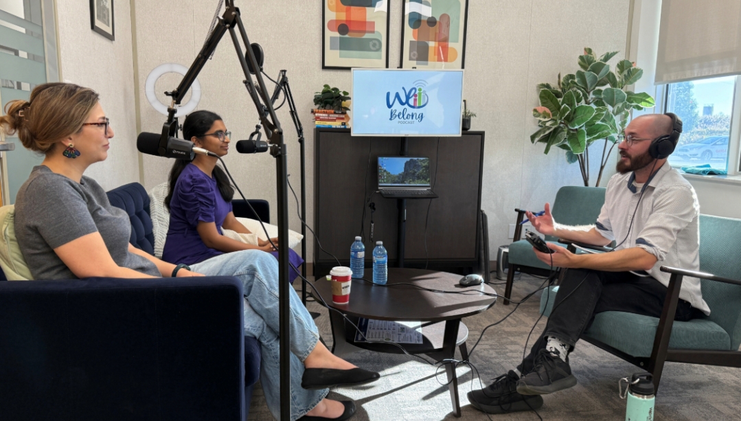 Ana Masoud, Meghana Reddy Allipur and Aaron Fanteux on the WE Belong Podcast