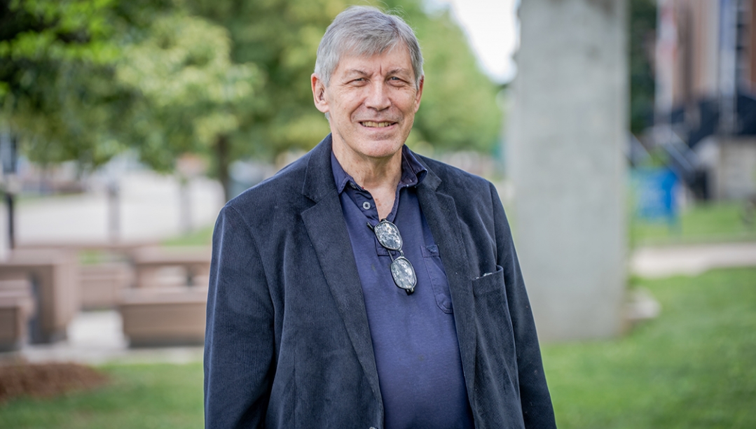 portrait of Karl Jirgens on campus