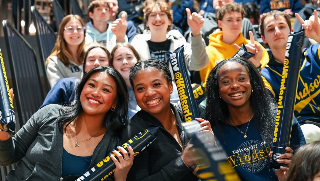 Lancers fans at the Toldo Lancer Centre.