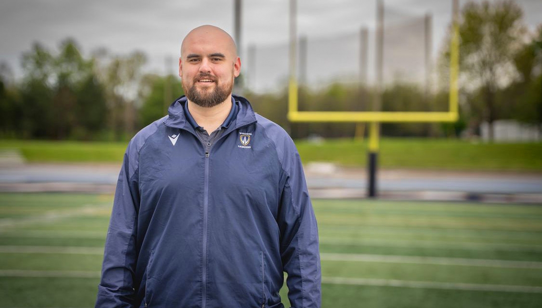 Randy Beardy on the football field