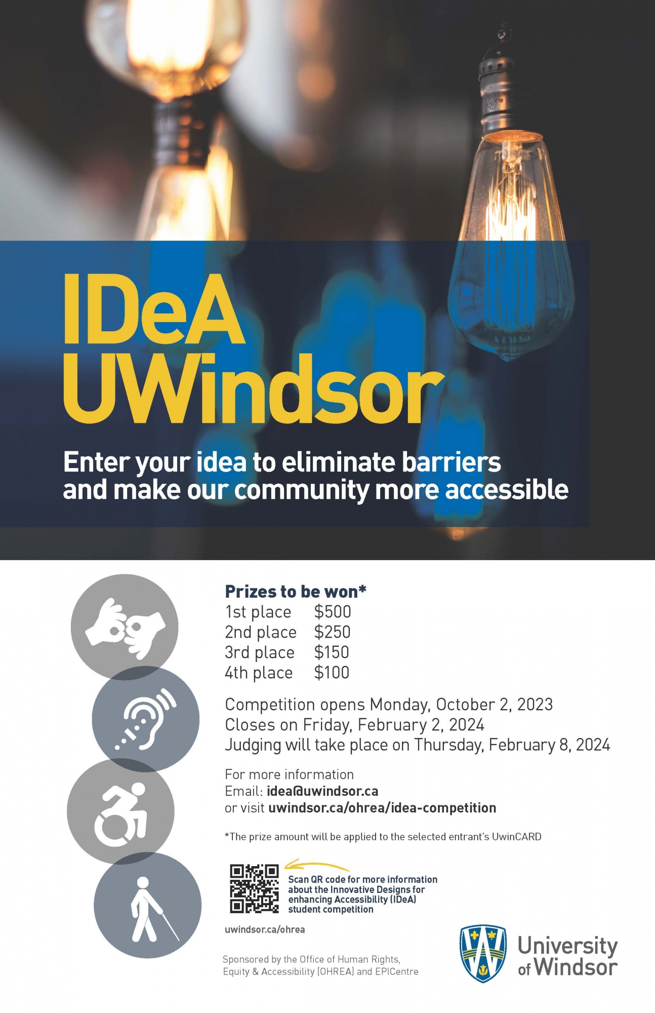 IDeA Competition poster 2023-2024