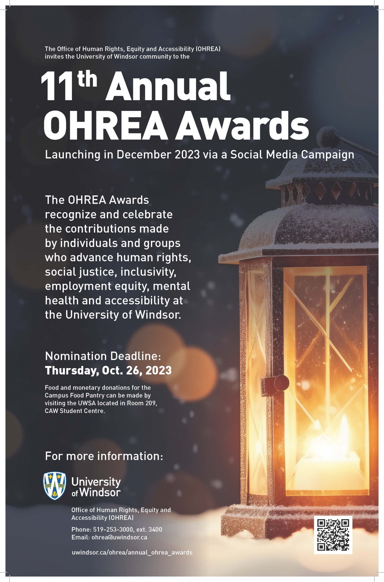 11th Annual OHREA Awards Poster