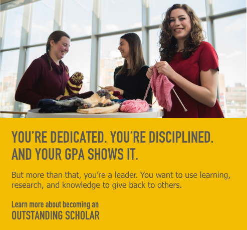 Learn more about becoming an Outstanding Scholar