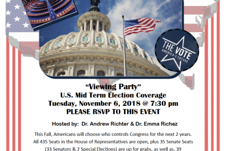 Poster for the event featuring a picture of the US Capitol Building.