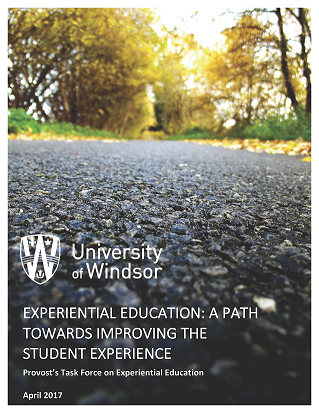 A thumbnail image of the UWindsor Experiencial Education study's formal front cover