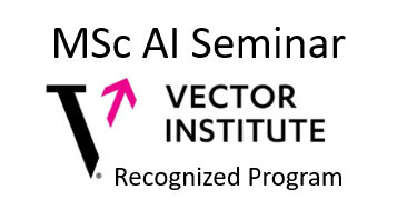MSc AI Seminar Vector Institute logo