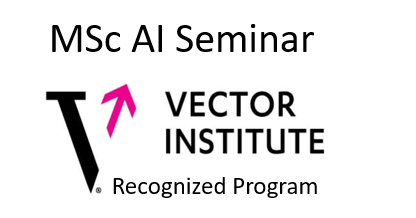 Vector Institute logo, artificial intelligence approved topic
