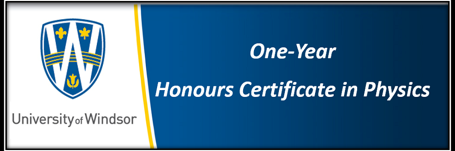 Honours Certificate in Physics